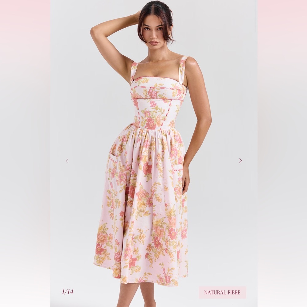 House of CB VIVIEN Midi Sundress